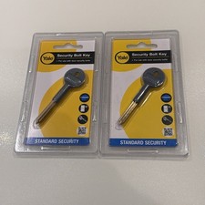 2x Yale Door Security Bolt Key