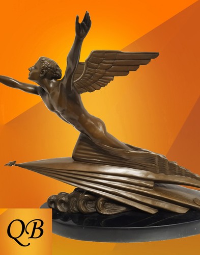 Art deco bronze aviator - deco,