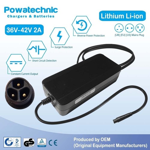 42v max pin charger - 2a,
