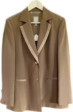 Luis Civit Designer Caramel Blazer UK 12 Single Breasted