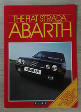 Fiat Strada Abarth 130 TC Brochure 1985