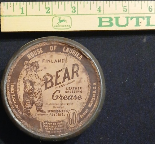 Bear leather dressing - bear,