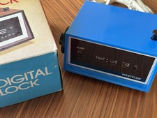 Vintage Westclox Alarm Clock, Electric Powered, Digital, Old Stock Brand New