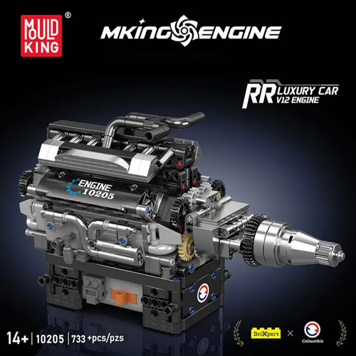 Mould king rolls royce v12 - king,