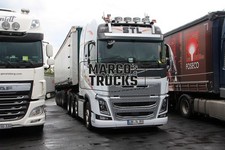 Truck Photo Volvo FH16 Tarpaulin Semi-Truck Germany White STL #g4wt