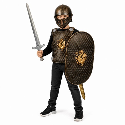 Childrens bronze knight - bronze, armour