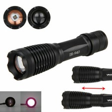 Infrared LED Flashlight IR 850nm 940nm Light Zoomable Night Vision Hunting Torch