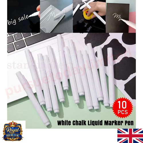 10x white chalk liquid marker - 10x,