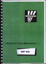 Welger "AP 63" Baler Operator