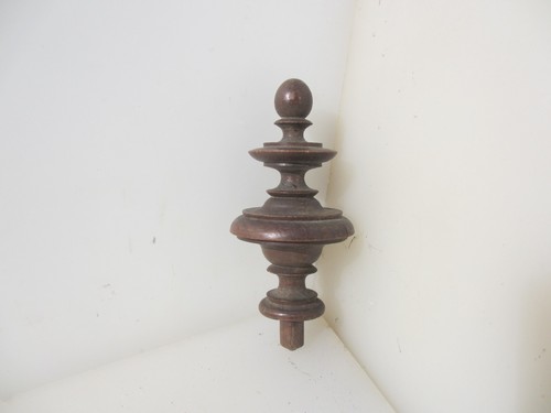 Victorian turned wooden finial - victorian,