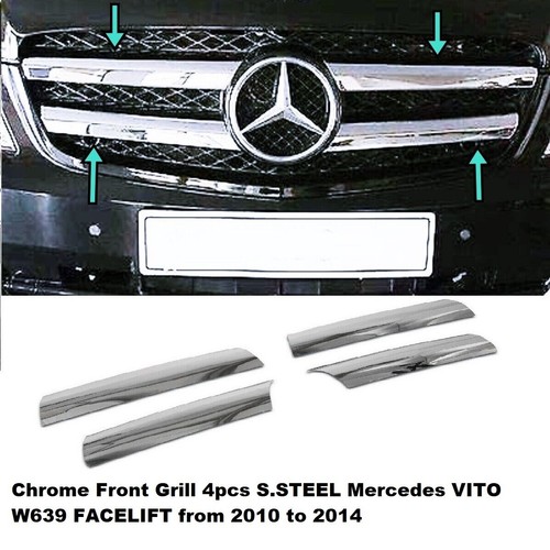 Chrome front grill - front,