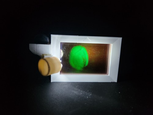 Self lit true - self-lit, hologram