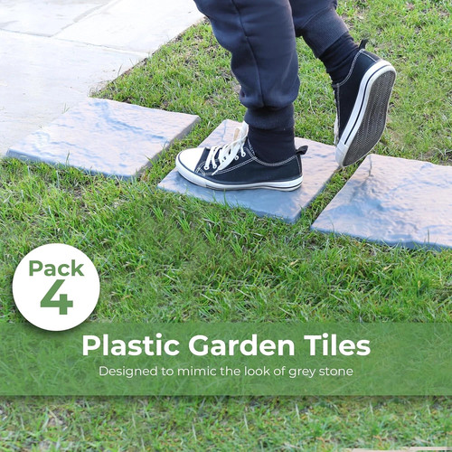 Plastic patio stepping - 4,