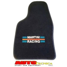 MARTINI RACING LANCIA DELTA HF INTEGRAL EVOLUTION MATS BLACK CARPET SET 