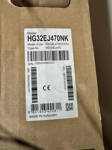 Samsung hg32ed470gk hd - 32",