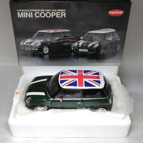 Kyosho mini cooper - 1/18, green