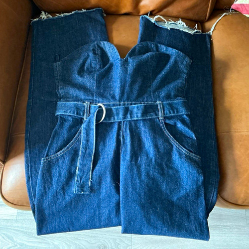 Zara women blue denim - blue,