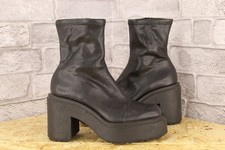 BLACK CHUNKY PLATFORM ANKLE