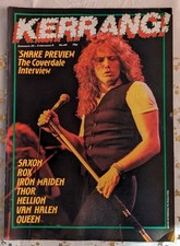 Whitesnake KERRANG! issue 60