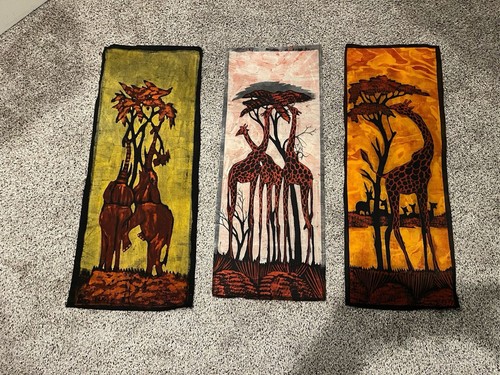 African batik wall hanging - batik,