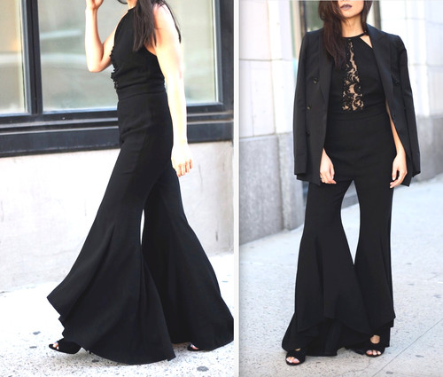 Zara long black - long, sleeveless