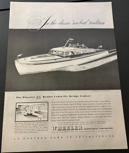 Wheeler double cabin fly - wheeler, 46'