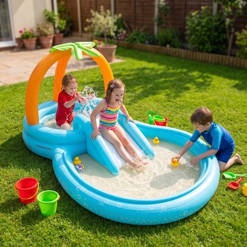 Inflatable play pool for - play,