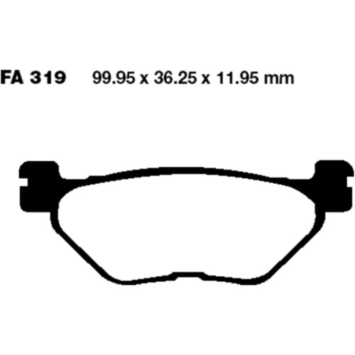 Ebc sfa scooter brake pads - hh,