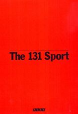 Fiat 131 Sport English text