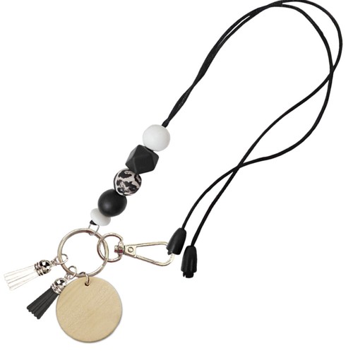 Silicone beaded lanyard neck - beaded,