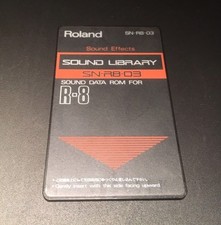 Roland R8 Cartridge SN-R8-03 Card “Sound Effects” for R8/R8m