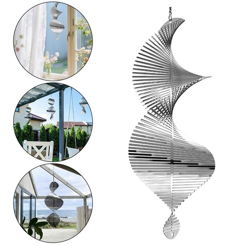 Metal spiral wind - spinner, 30cm