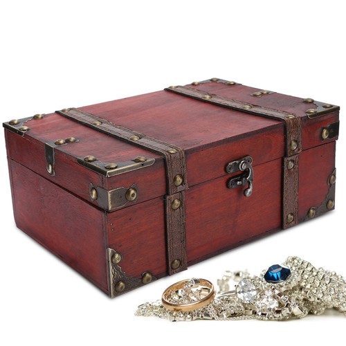 Vintage wooden storage - vintage, box