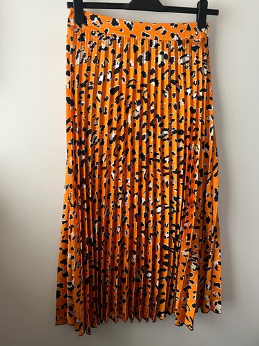 New look skirt size orange - new,