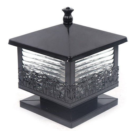 Pillar light garden gate - light, post
