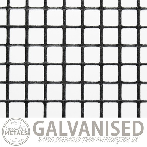 Galvanised steel square - steel, hole