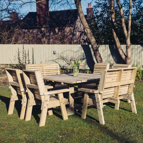 Wooden garden table chairs - wooden,
