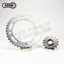 AFAM Front and Rear Steel Sprocket set to fit KTM 250 GS (2T Enduro) 1991