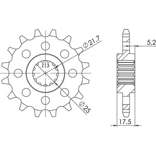 Sprocket p525 z15 - sprocket,