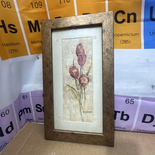 Framed floral wall art - framed,
