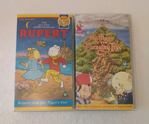 Children vhs video tapes - children's,