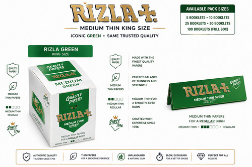 100 genuine rizla king - 100%,