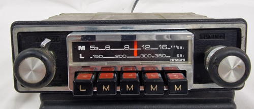 Vintage hitachi car radio - hitachi,