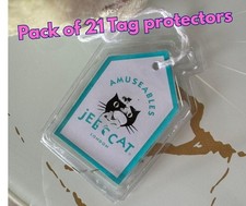 21  Jellycat tag proector with 2 free stickers Free P&P