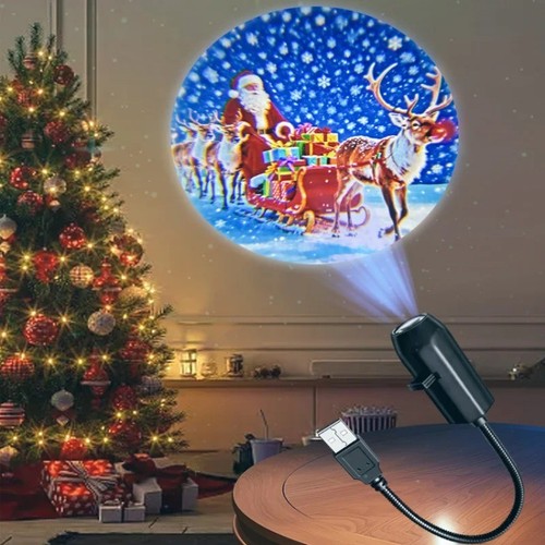 Led usb projector night light - led,
