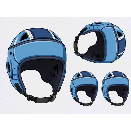 Rugby scrum cap - 4, 'rugby