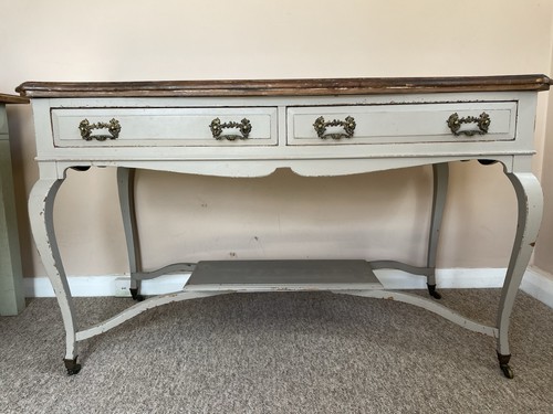 Side table wooden shabby chic - side,