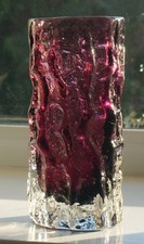 Whitefriars glass Aubergine
