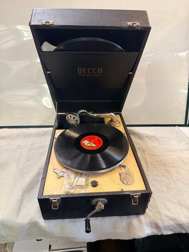 Decca portable gramophone - portable,