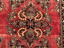5x8 ANTIQUE ORIENTAL RUG RED
